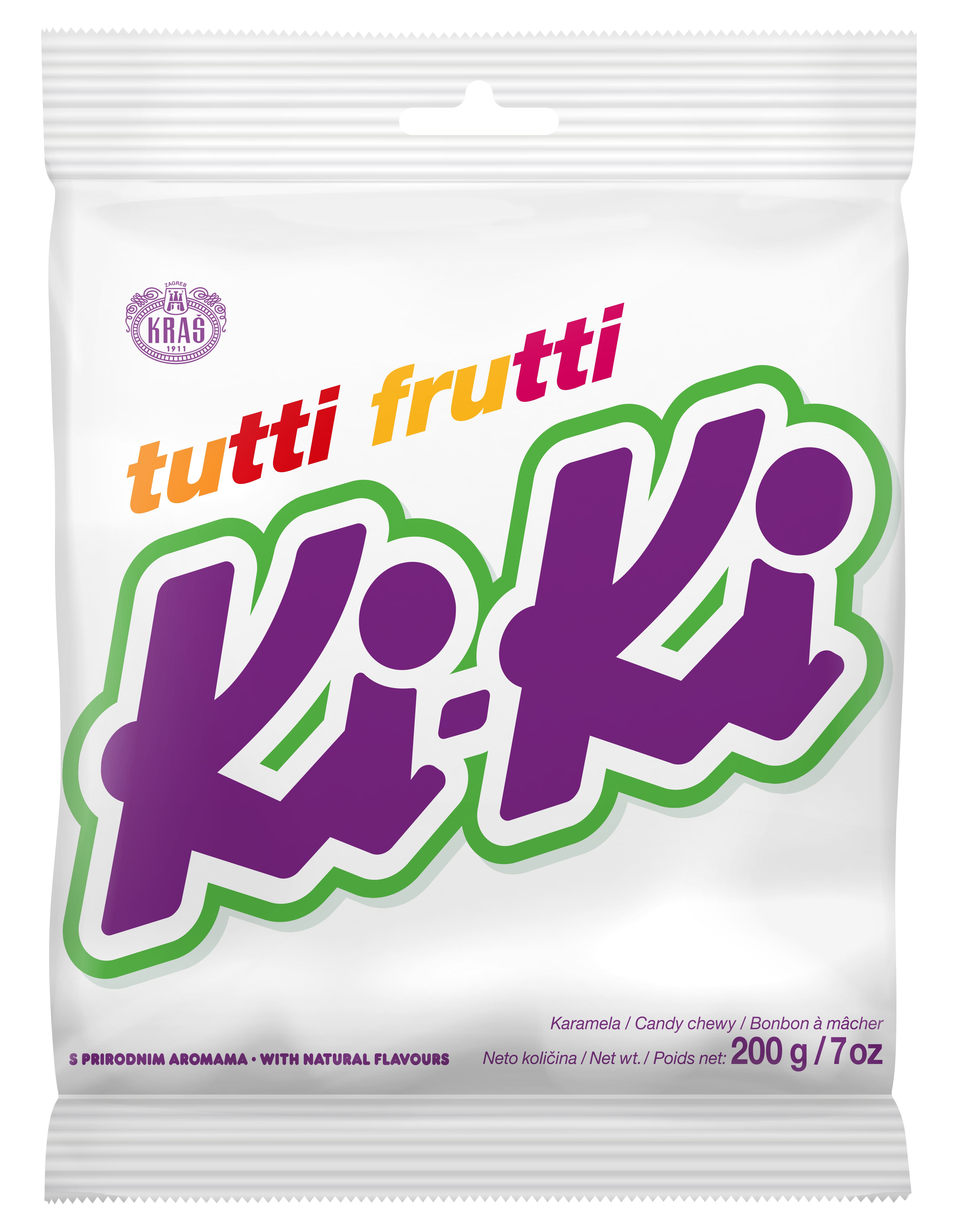 Ki-ki bombon karamela tutti frutti 200g 