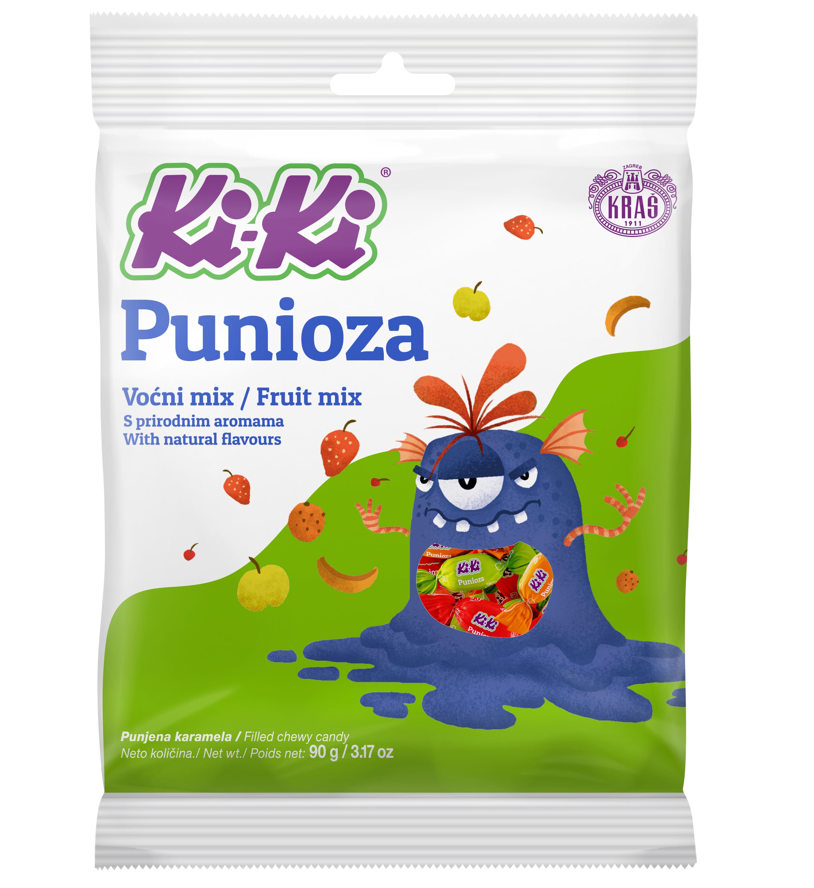 Ki-ki bombon punjeni mix 90g 