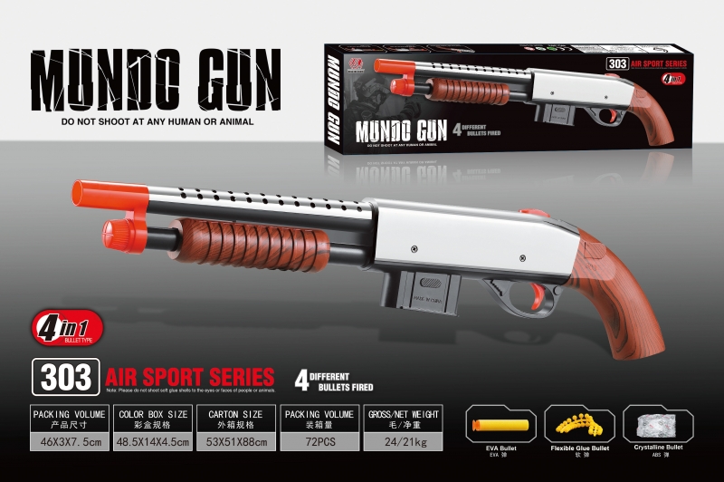 Magaza puška sačmarica airsoft 4u1 