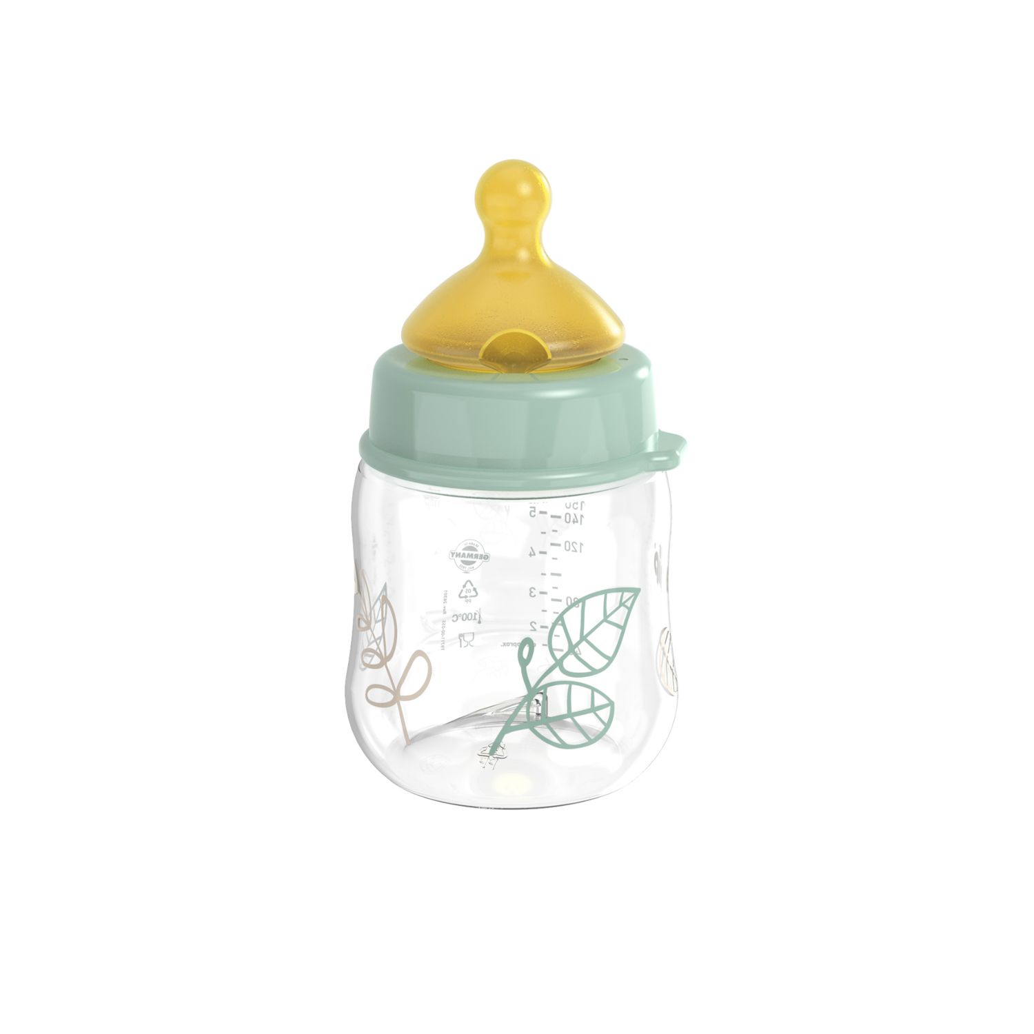 Nip Green PP flašica zelena 120ml 0m+,S protok 