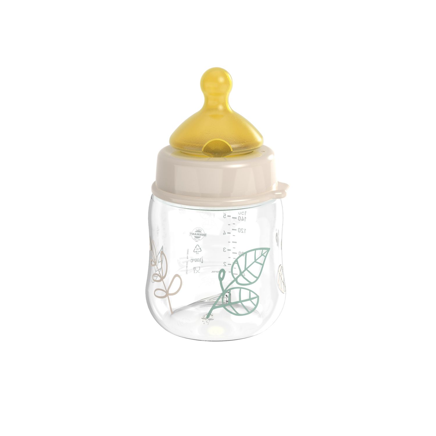Nip Green PP flašica bež 120ml 0m+, S protok 