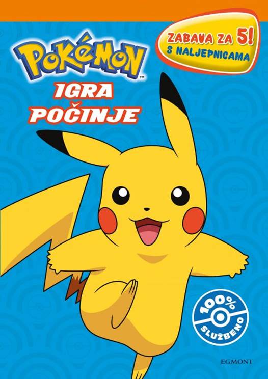 Pokemon - Igra počinje-Zabava za 5 s naljepnicama 