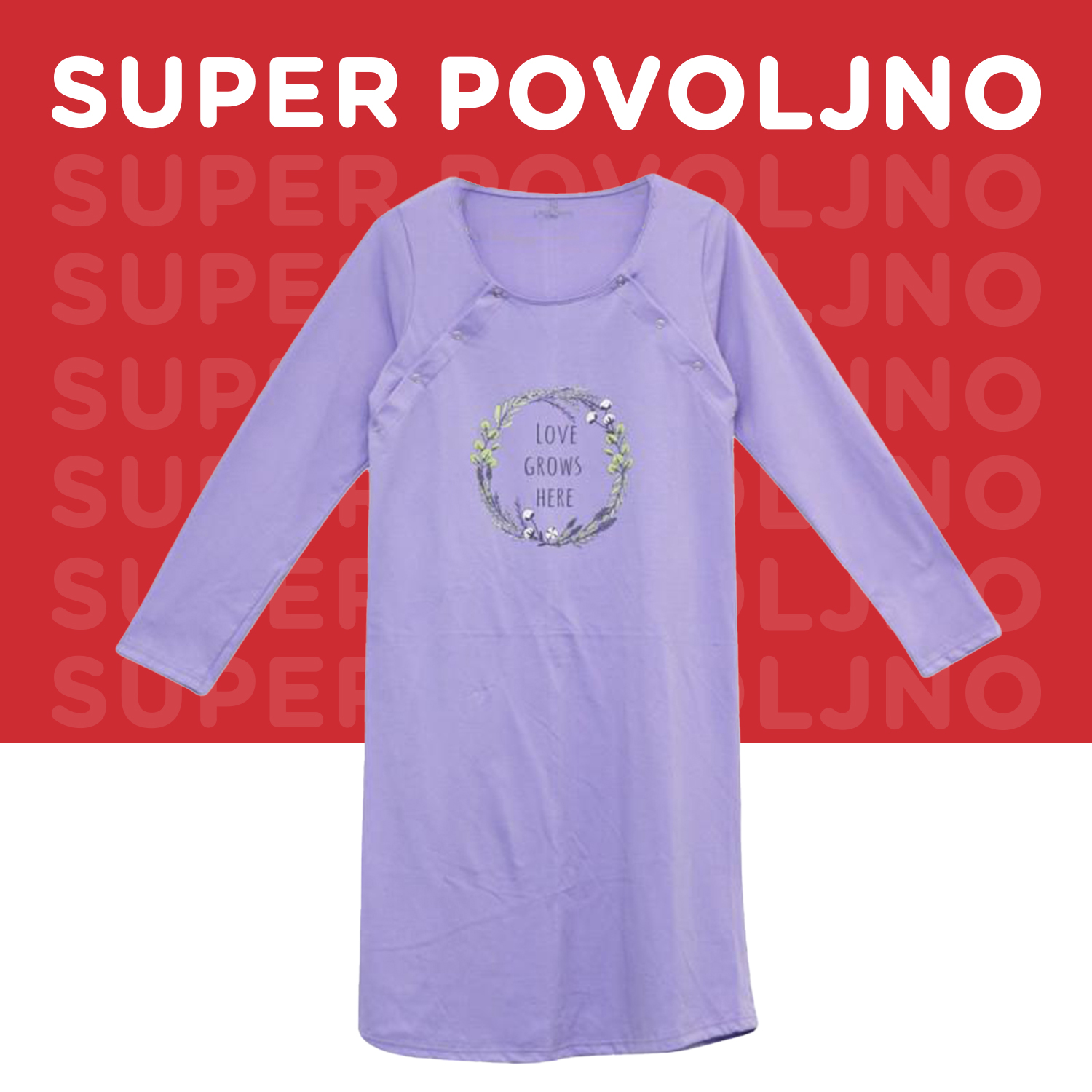 Lillo&Pippo spavaćica za trudnice i dojilje dr 