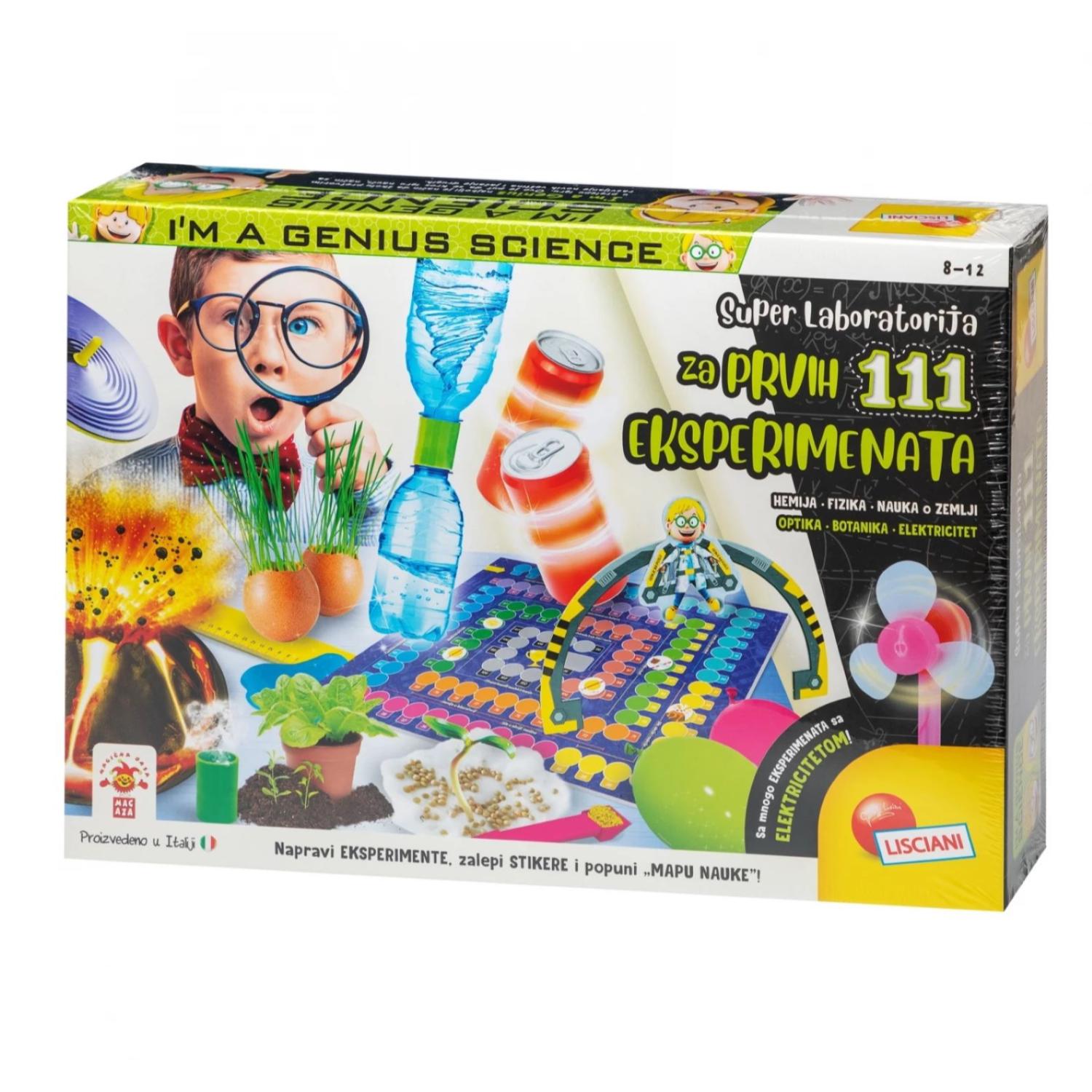 Mali Genije Edukativni set SR 111 eksperimenata 