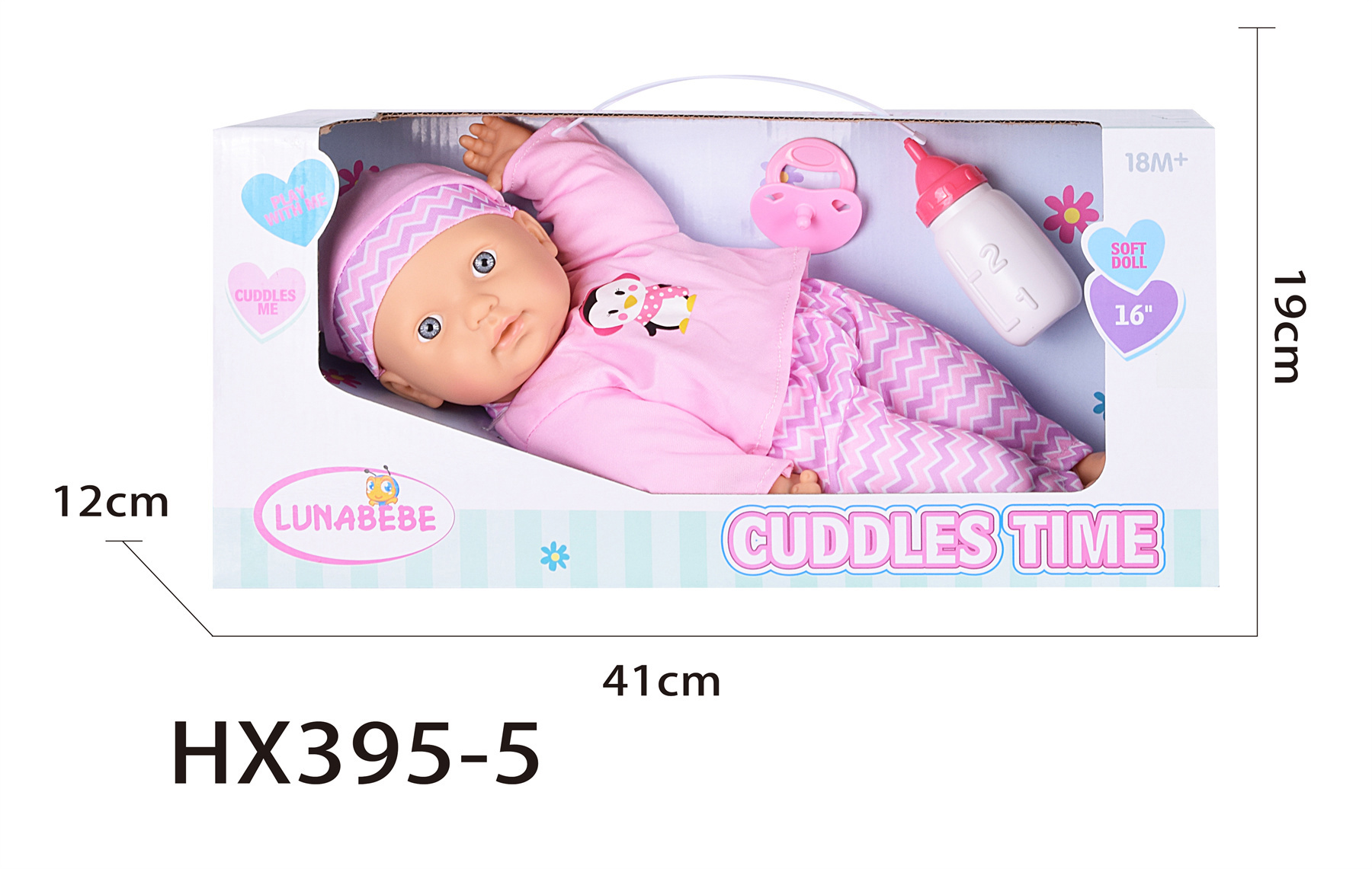 Hk Mini baby born lutka, roze 