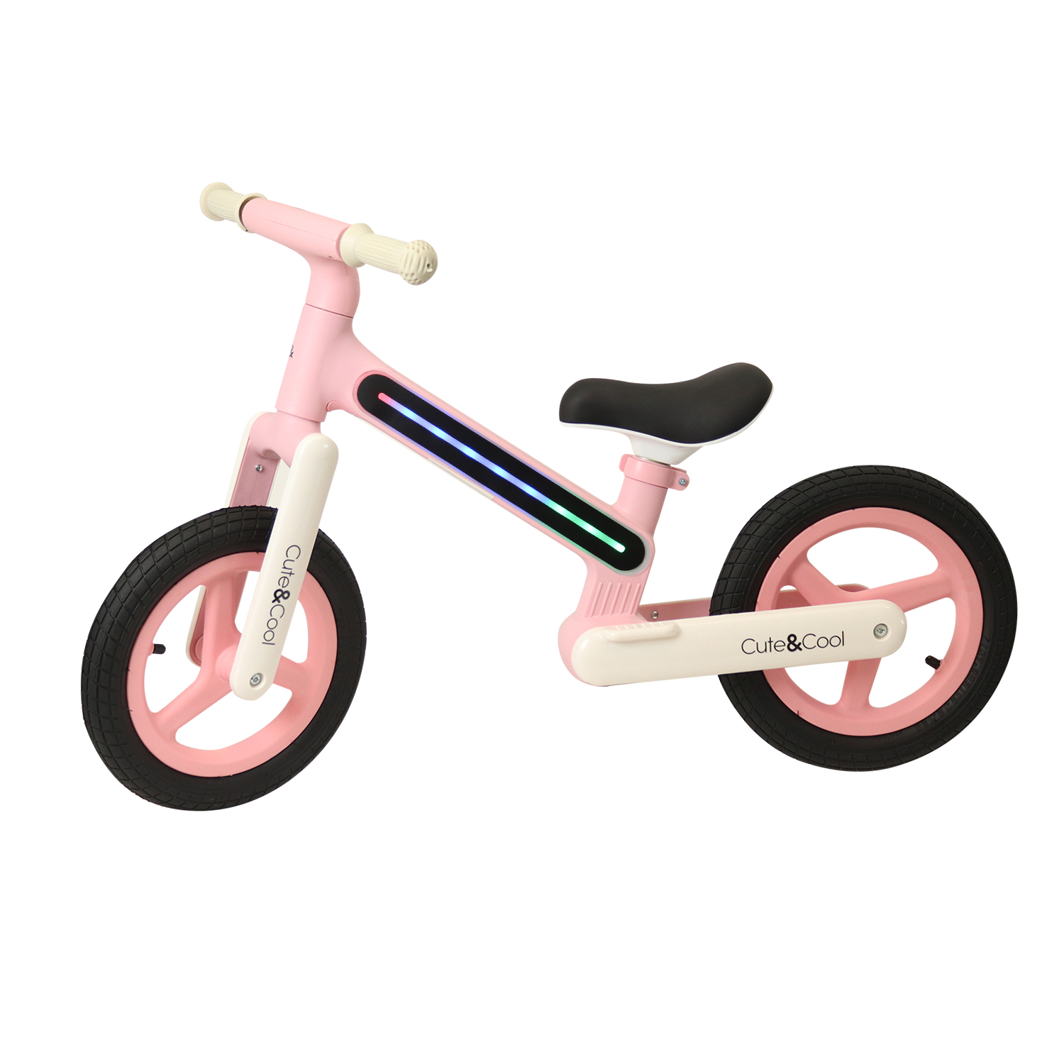 Cute&Cool balance bike sa svetlom roze 