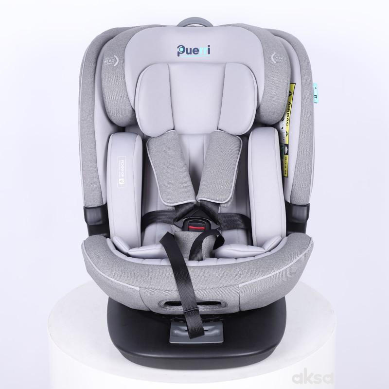 Puerri auto sedište Flex Safe (40-150cm), Grey 