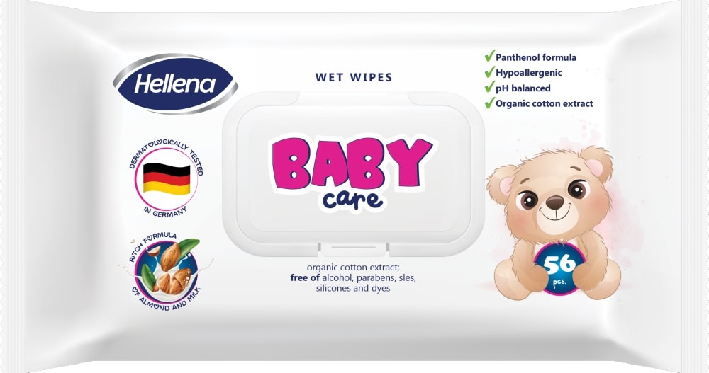 Hellena baby care vlažne maramice 56/1 