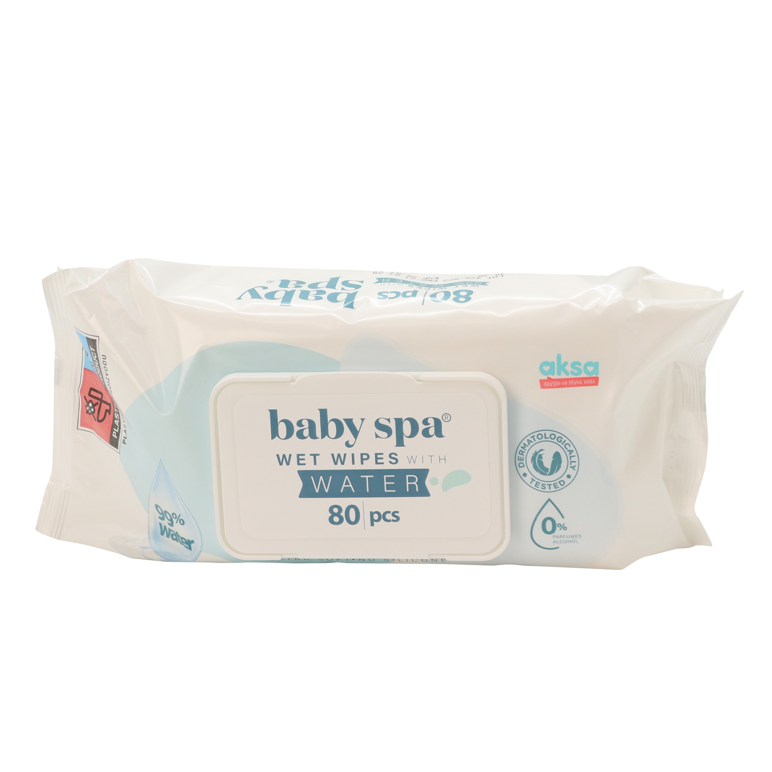 Baby spa vlaž. maramice sa poklopcem  99%vode80kom 