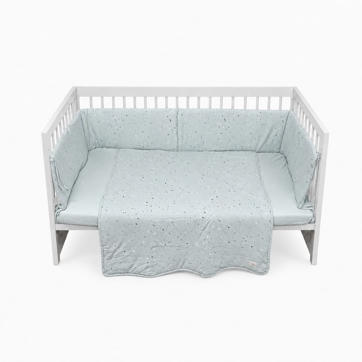 Lillo&Pippo punjena posteljina 3/1, Terrazzo Blue 