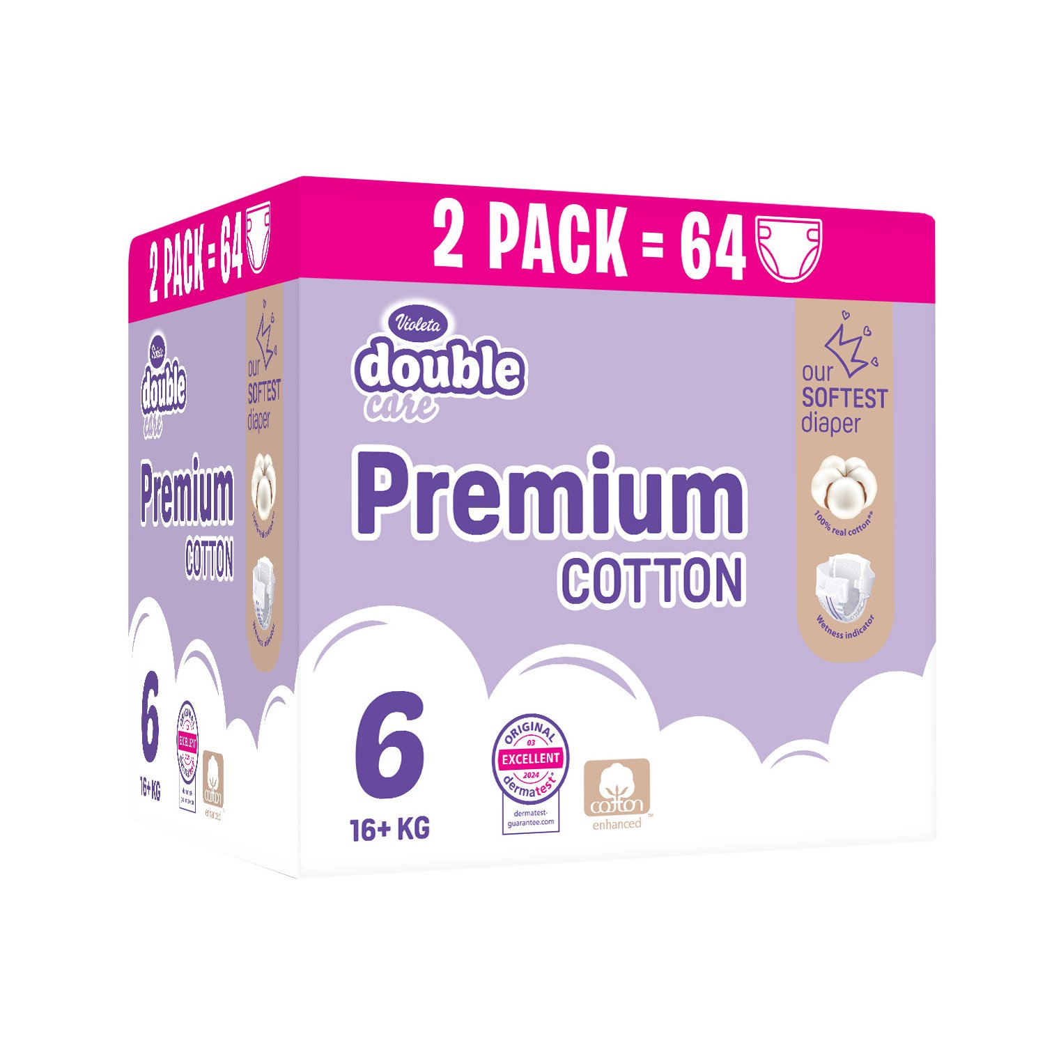 Violeta pelene MP Box Premium Cotton Junior 6 64/1 