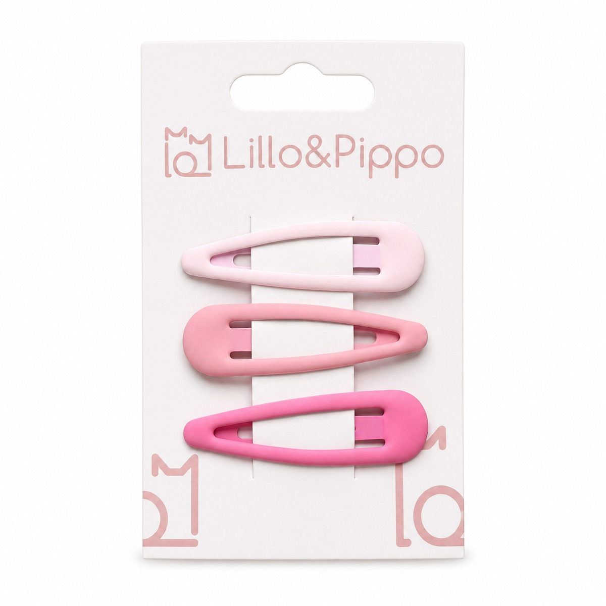 Lillo&Pippo šnalice za kosu 3/1 basic 