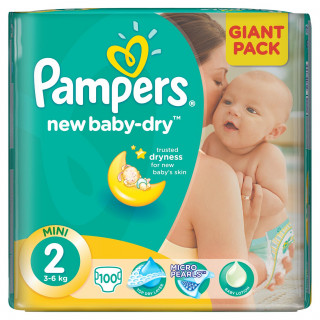 Pampers pelene active baby GP 2 mini 4-8kg 96 kom