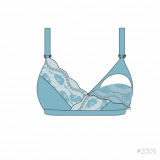 Carriwell Grudnjak za dojilje sa čipkom,boja-bela,veličina 1 