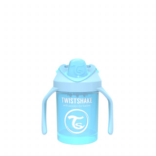 TS čaša sa ručkom Mini Cup 230ml 4m+ pastelna plava