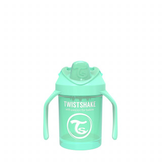 TS čaša sa ručkom Mini Cup 230ml 4m+ pastelna zelena 
