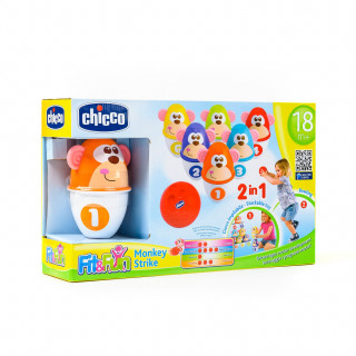 Chicco igračka set za kuglanje-Majmunčići 