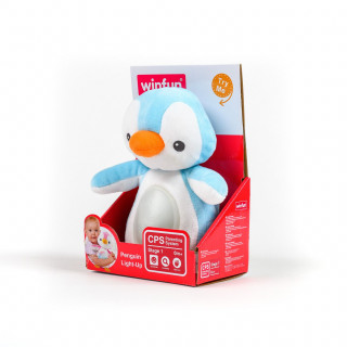 Win Fun igračka svijetleći pingvin plava 