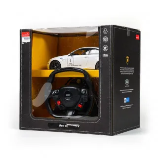 Rastar RC BMW M3 sa volanom 1:14 - crn, bijel 