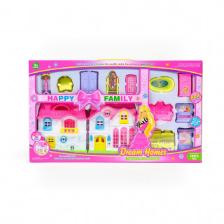 HK Mini igračka, kućica za lutke sa namještajem 