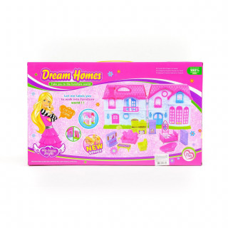 HK Mini igračka, kućica za lutke sa namještajem 