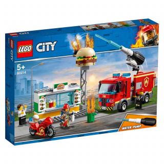 Lego City Burger Bar Fire Rescue 