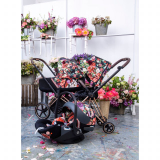 Cybex Cloud Z iSize (45-87cm) Spring Blossom Black 