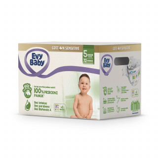 Evybaby Cotton box 5 junior 72 kom