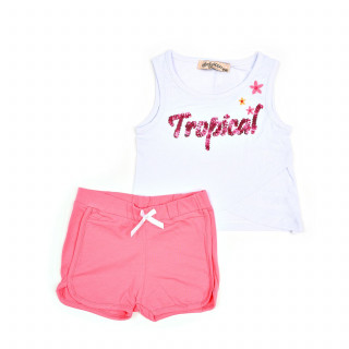 Lillo&Pippo komplet (majica atlet,šorts),djevojčice 
