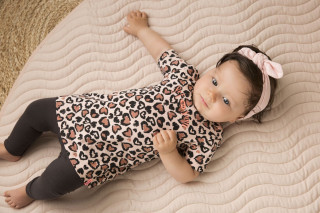 Dirkje komplet (haljina kr, helanke), djevojčice 