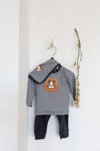 Dirkje komplet 3/1 (majica, d.deo, port.), dječaci 