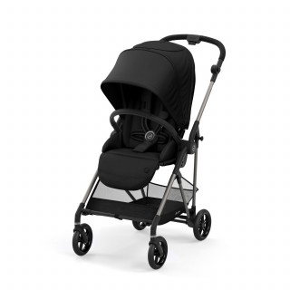 Cybex kolica Melio 2 Deep Black, crna 