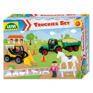 Lena igračka Truckies traktor sa prikolicom