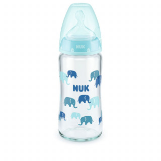 Nuk staklena flašica sa termo indikatorom 240ml