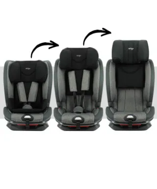 Migo autosjedalica Denver 1/2/3 (9-36kg), Grey/Black 