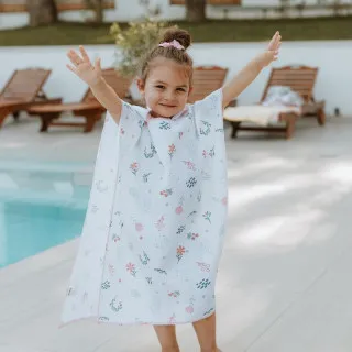 Baby textil pončo za plažu, djevojčice 