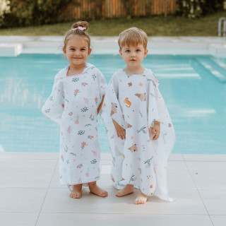 Baby textil pončo za plažu, djevojčice 