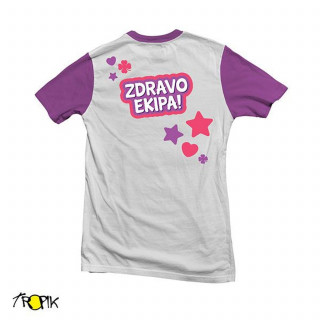 Zaga i Filip dječija majica ljubičasta vel 06 