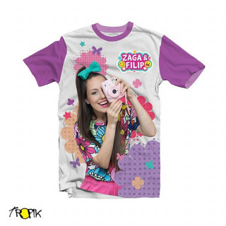 Zaga i Filip dječija majica ljubičasta vel 06 