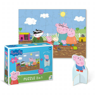 Dodo puzzle Peppa prase sa figurom, drugari