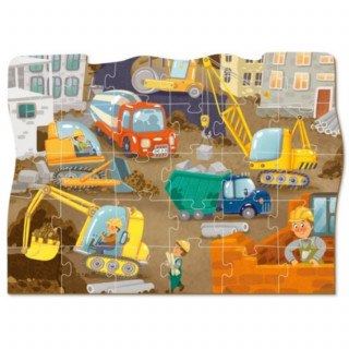 Dodo puzzle konstrukcija vozila, 30 komada 