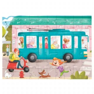 Dodo puzzle u trolejbusu, 60 komada 