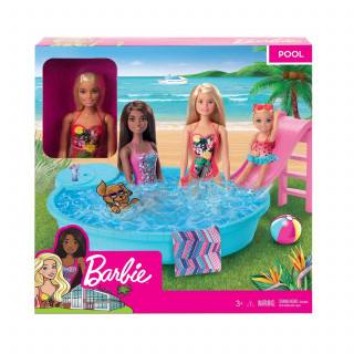 Barbie set bazen i lutka 