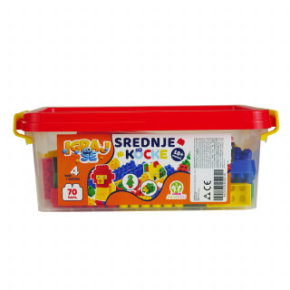 Igraj se srednje kocke - 70 el.