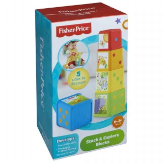 Fisher-price FP kocke sa slikama za ređanje 