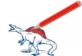 SES Pečati dinosaurusi 14919 