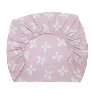 Baby Textil čaršav sa lastišom Leptirići, 60x120 