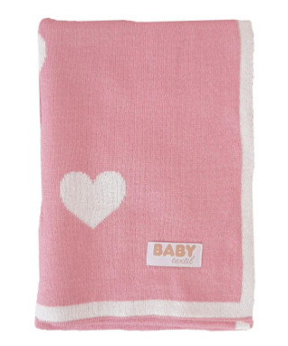 Baby textil ćebe Srculenca, 90x80cm
