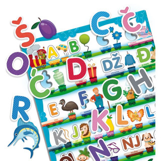 Montessori plus - Taktilna abeceda 