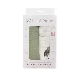 Lillo&Pippo muslin pelena 2/1 